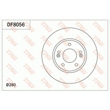 DF8056 TRW Гальмівний диск