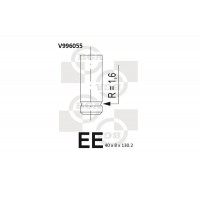 впускний клапан BGA V996055