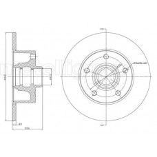 23-0394 METELLI Гальмівний диск