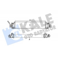 355940 KALE OTO RADYATÖR Интеркулер
