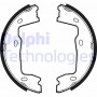 LS1381 DELPHI Комплект гальмівних колодок, стояночная тормозная система