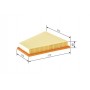 F 026 400 149 BOSCH Повітряний фільтр