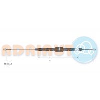 41.0254.1 ADRIAUTO Тросик, cтояночный тормоз