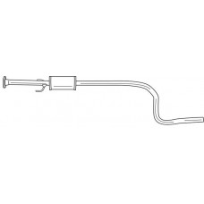 73403 SIGAM Середній глушник вихлопних газів