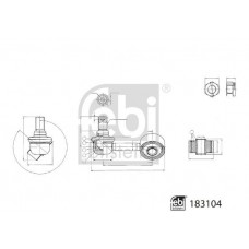 183104 FEBI BILSTEIN Тяга стійка стабілізатор