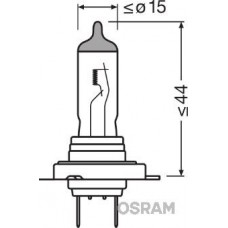 64210 OSRAM Лампа розжарювання фара дальнього світла