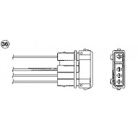 0254 NGK датчик кисню