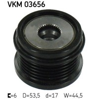 VKM03656 SKF INA OPEL Шків генератора FORD 1.6TDCI, 2.0TDCI FOCUS, C-MAX, MONDEO/10-, VOLVO 1.6D, 2.0D/10- AV6Q-10A352-AA