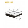WP2140 WIX FILTERS Фільтр повітря у внутрішньому просторі