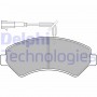 LP1993 DELPHI DELPHI FIAT Гальмівн колодки передн.Ducato,Citroen Jumper 1600-2000kg 06-