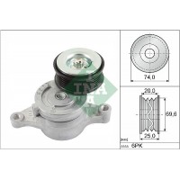 534 0457 10 INA НАТЯЖИТЕЛЬ РЕМЕНЯ, клиновой зубча