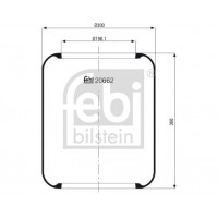 20662 FEBI BILSTEIN Кожух пневматичної ресори