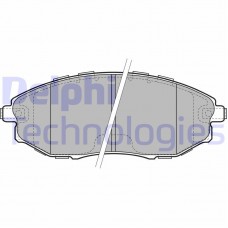 LP2183 DELPHI КомплеК т гальмівних колодок, дискове гальмо