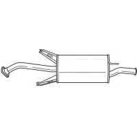 37610 SIGAM Глушник вихлопних газів кінцевий