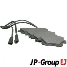 1563700110 JP GROUP Комплект гальмівних колодок дисковий гальм