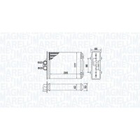 350218482000 MAGNETI MARELLI Теплообмінник обігрів салону