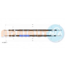 41.0287.1 ADRIAUTO Тросик, cтояночный тормоз