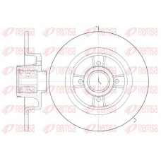 6698.20 REMSA Гальмівний диск