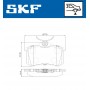 VKBP 90209 SKF КомплеК т гальмівних колодок, дискове гальмо