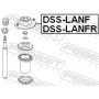 DSS-LANF FEBEST Опора стійки амортизатора