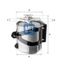 55.430.00 UFI Паливний фільтр