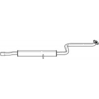 21499 SIGAM Середній глушник вихлопних газів