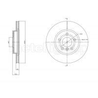 23-1772C METELLI Гальмівний диск