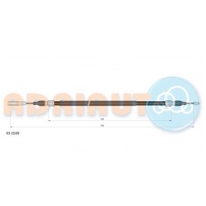 03.0249 ADRIAUTO Тросик, cтояночный тормоз