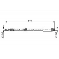 1 987 476 057 BOSCH Гальмівний шланг