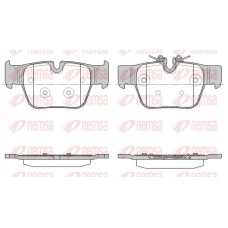 1868.00 REMSA Комплект гальмівних колодок дисковий гальм