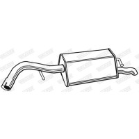 22078 WALKER Глушник вихлопних газів кінцевий