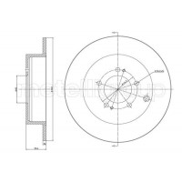 800-1332C CIFAM Гальмівний диск