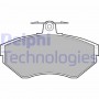LP1410 DELPHI Комплект гальмівних колодок дисковий гальм