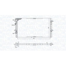 350213191400 MAGNETI MARELLI Радіатор охолодження двигуна
