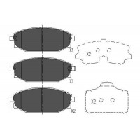KBP-3014 KAVO PARTS Комплект гальмівних колодок дисковий гальм