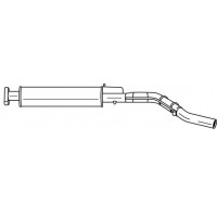 12476 SIGAM Середній глушник вихлопних газів