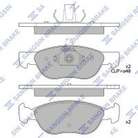 SP4185 Hi-Q КомплеК т гальмівних колодок, дискове гальмо