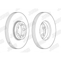 563122J-1 JURID Гальмівний диск