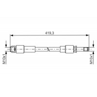 1 987 481 674 BOSCH Гальмівний шланг
