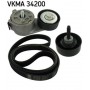 VKMA 34200 SKF Поліклиновий ремінний комплект