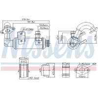 989407 NISSENS Радіатор рециркуляція ОГ