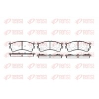 0415.12 REMSA Комплект гальмівних колодок дисковий гальм