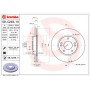09.C249.11 BREMBO Гальмівний диск