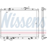 68151 NISSENS Радіатор охолодження двигуна