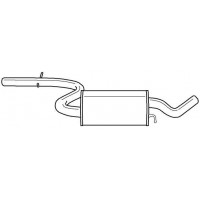 60416 SIGAM Середній глушник вихлопних газів