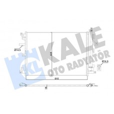 353070 KALE OTO RADYATÖR Конденсатор кондиціонера 353070 KALE OTO RADYATÖR Конденсатор кондиціонера