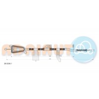 2802381 ADRIAUTO NISSAN Трос ручн гальма лев. Primera 02-