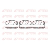 0771.12 REMSA Комплект гальмівних колодок дисковий гальм