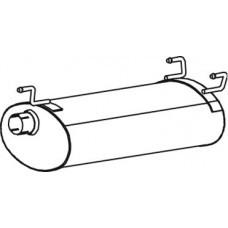 28344 DINEX Середній глушник вихлопних газів