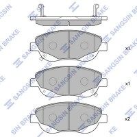 SP1577 Hi-Q Комплект гальмівних колодок дисковий гальм
